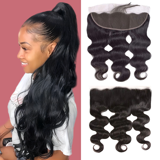 13*4 Ren ph&iacute;a trước Body wave HD ren & Ren trong suốt 