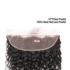 Renda HD gelombang air frontal 13*4 & renda transparan 