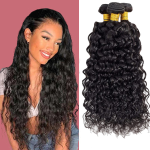 Paquetes de cabello humano con ondas de agua 